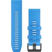 Garmin Quickfit - Uhrarmband für Smartwatch Cyanblau D2, Descent Mk1, fenix 5X, tactix Charlie, Delta, Delta Solar Edition 010-12741-02  753759204365 Zeg-A-Gar-039