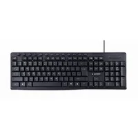 Gembird Kb-Um-107 Multimedia keyboard, black, Us-Layout  6-Kb-Um-107 8716309117678