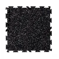 Gumijas grīdas segums, flīze - puzle, melna/Mosaic Epdm 1244097-4 