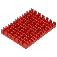Heatsink extruded grilled Raspberry Pi red L 40Mm W 30Mm  Ods-15698