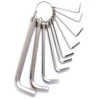 Hex Key Sets 1.5-10Mm Deli Tools Edl3100 Silver  6973107486883 027109