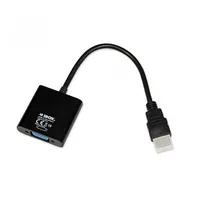 iBox Iahv01 video cable adapter Hdmi Type A Standard Vga D-Sub Black  6-Iahv01 5901443053712