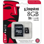 Kingston 8Gb microSDHC Industrial C10  Sdcit2/8Gb 740617321012