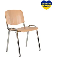 Krēsls Nowy Styl Iso Chrome Wood no finiera, krāsa- dizskābardis  350-01463 4820040673424
