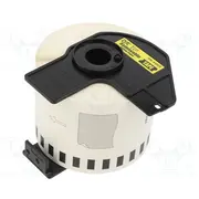 Label 62Mm 30.48M yellow Character colour black  Br-Dk44605 Dk-44605
