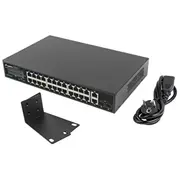 Lanberg Rsge-24P-2Ge-2S-360 network switch Unmanaged  5901969438697 Wlononwcrfrjy