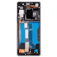 Lcd Display  Touch Unit Front Cover Sony Xperia 10 V White Service Pack A5061091A 8596311233449