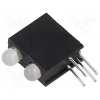 Led in housing red/yellow-green 3Mm No.of diodes 2 30Ma 60  Osrgh23E62X-3F2B