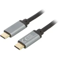 Logilink Cua0106 Usb 2.0 Type-C cable Type-C, This is ideal for connecting your external Usb-C devices to Pc or notebook via the port. It enables super fast charging using Power Delivery Pd3 20 V/5 A/100 W and data transfe  4052792062267