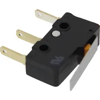 Microswitch Snap Action 5A/125Vac with lever Spdt On-On  Ss-5Glt