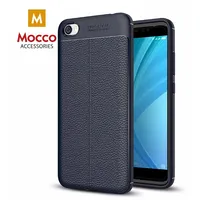 Mocco Litchi Pattern Back Case Aizmugurējais Silikona Apvalks Priekš Samsung J730 Galaxy J7 2017 Zils  Mc-Litp-J730-Bl 4752168036365