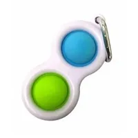 Mocco Simple Dimple Push Pop Antistresa Rotaļlieta / Atslēgu piekariņš Zils-Zaļš  Mo-Sim-Dim-Bl-Ge 4752168103449