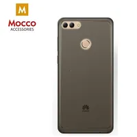 Mocco Ultra Back Case 0.3 mm Aizmugurējais Silikona Apvalks Priekš Huawei P20 Caurspīdīgs-Melns  Mo-Bc-Huap20-Bk 4752168046821
