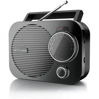 Muse M-050 R Portable radio Aux in Black  M-050R 3700460202460