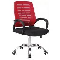 Oem Pagriežams biroja krēsls Vangaloo Dm8101, sarkans/melns  574 7598500523769