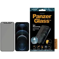 Panzerglass E2E Super iPhone 12 Pro Max Case Friendly Antibacterial Microfracture Privacy czarny black  P2712 5711724127120