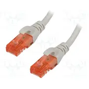 Patch cord U/Utp Cat 6 Rj45 plug,both sides stranded Cca 5M  Dk-1612-050