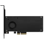Pcem2-Dc Pci-E 3.0 4X - Dual M.2 Ssd Nvme  Sata, dual voltage, up to 110Mm Ssd, fan heatsink 8595247903853 Amaxnkppcem2Dc1