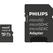 Philips Microsdhc 256Gb class 10/Uhs 1  Adapter Fm25Mp45B 4895229133532