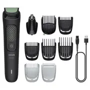 Philips Multigroom series 3000 trimmeris 9-In-1, melns ar zaļu  Mg3945/15 8720689026635