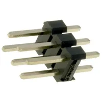 Pin header pin strips male 6 straight 2.54Mm Tht 2X3  Zl202-6G Ds1021-23Sf11-B