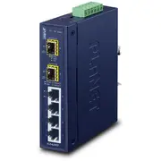 Planet Igs-620Tf network switch Unmanaged Gigabit Ethernet 10/100/1000 Blue  4711213689536 Sieplahub0340
