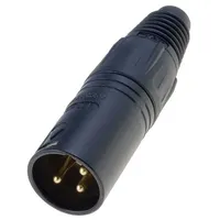 Plug Xlr male Pin 3 straight for cable soldering 3.58Mm X  Ntr-Nc3Mxb Nc3Mx-B