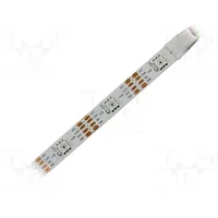 Programmable Led tape Rgb 5050 5V Led/M 60 12Mm white Pcb  S012060Ca3Sa2