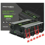 Qoltec Monolith power adapter/inverter Auto 4000 W Black  51935 5901878519357 Wlononwcroeoc