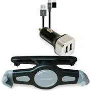 Realpower Kfz-LadegerAumlT Set  Kabel Halterung Tablet 168188 4040895003164