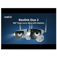 Reolink Duo 2 panorāmas bezvadu akumulatora kamera ar viedo noteikšanu  Re68 6975253980864