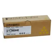 Ricoh Sp C360He 408187 Toner Cartridge, Yellow  496131192018