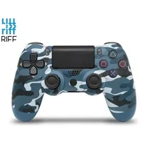 Riff Dualshock 4 v2 Bezvadu Spēļu Kontrolieris priekš Playstation Ps4 / Ps Tv Now Blue camouflage  Ri-Game-Ps4-Blucamo 4752219005531