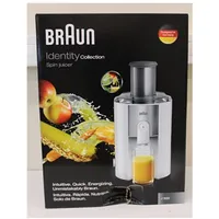 Sale Out.  Braun J 500 Multiquick 5 Type Juicer White 900 W Number of speeds 2 Damaged Packaging J500 Whiteso 2000001313428