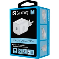 Sandberg 441-42 Usb-C Ac Charger Pd20W  T-Mlx46876 5705730441424