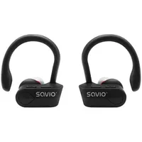 Savio Tws-03 Wireless Bluetooth Earphones, Black  5901986045502 Akgsavsbl0006