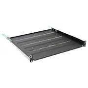 Shelf for 450Mm 19 483X450Mm 1U black cabinet with adjustable and support  Tn-19-450-1U-Bk 5907772591482 Nuassr000000030