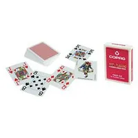 Spēļu kārtis Philos pokeram un bridžam, sarkanas, plastmasas 6721  5411068640612