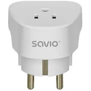Strāvas adapteris Savio Travel adapter Us socket - Eu plug  Ap-01 5901986049067