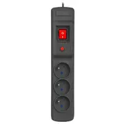 Surge Protector M3 Multi 1.5M black 3 slots  M3/15/Cz 5904722193178 Alarapb00000009