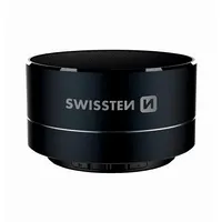 Swissten Bluetooth Bezvadu Skaļrunis ar Micro Sd / Telefona Zvana Funkcija Metāla Korpus 3W  i-METAL-BK 8595217451179