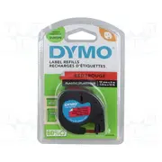 Tape 12Mm 4M red for printer Character colour black  Dymo.s0721630 S0721630