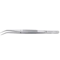 Tweezers 150Mm Blades curved Blade tip shape flat,rounded  Brn-5-107-7 5-107-7