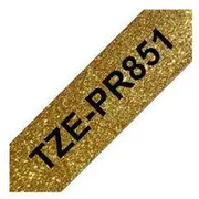 Tze-Pr851 uzlīmju lente melns uz premium zelta 24Mm  Tzepr851 4977766783668
