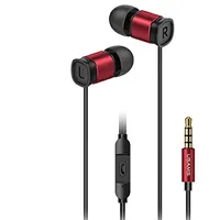 Usams Headphones  Słuchawki Ep-46 jack 3,5 mm czerwony red 1,2M Hsep4602 6958444900650