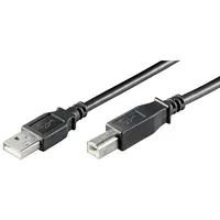 Usb 2.0 Hi-Speed cable, black, 5 m - male Type A  B 61598