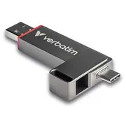 Verbatim Dual Quickstick Usb flash drive 512 Gb Type-A / Type-C 3.2 Gen 1 3.1 Grey  32042 0023942320425 Wlononwcrpnwl