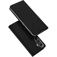 Wallet case with stand for Samsung Galaxy S23 Fe Dux Ducis Skin Pro - black  Black 6934913024515