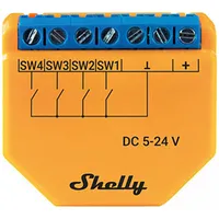 Wi-Fi Controller Shelly Plus i4 Dc, 4-Digital inputs  Dc 3800235265543