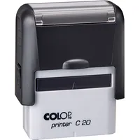 Zīmogs Colop Printer C20, melns korpuss, sarkans spilventiņš  650-03686 9004362526247